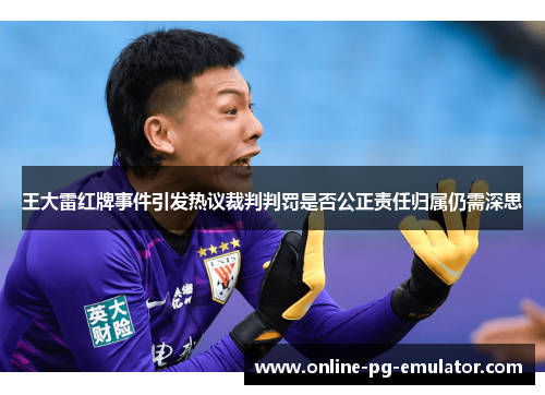 王大雷红牌事件引发热议裁判判罚是否公正责任归属仍需深思 王大雷红牌事件引发热议裁判判罚是否公正责任归属仍需深思